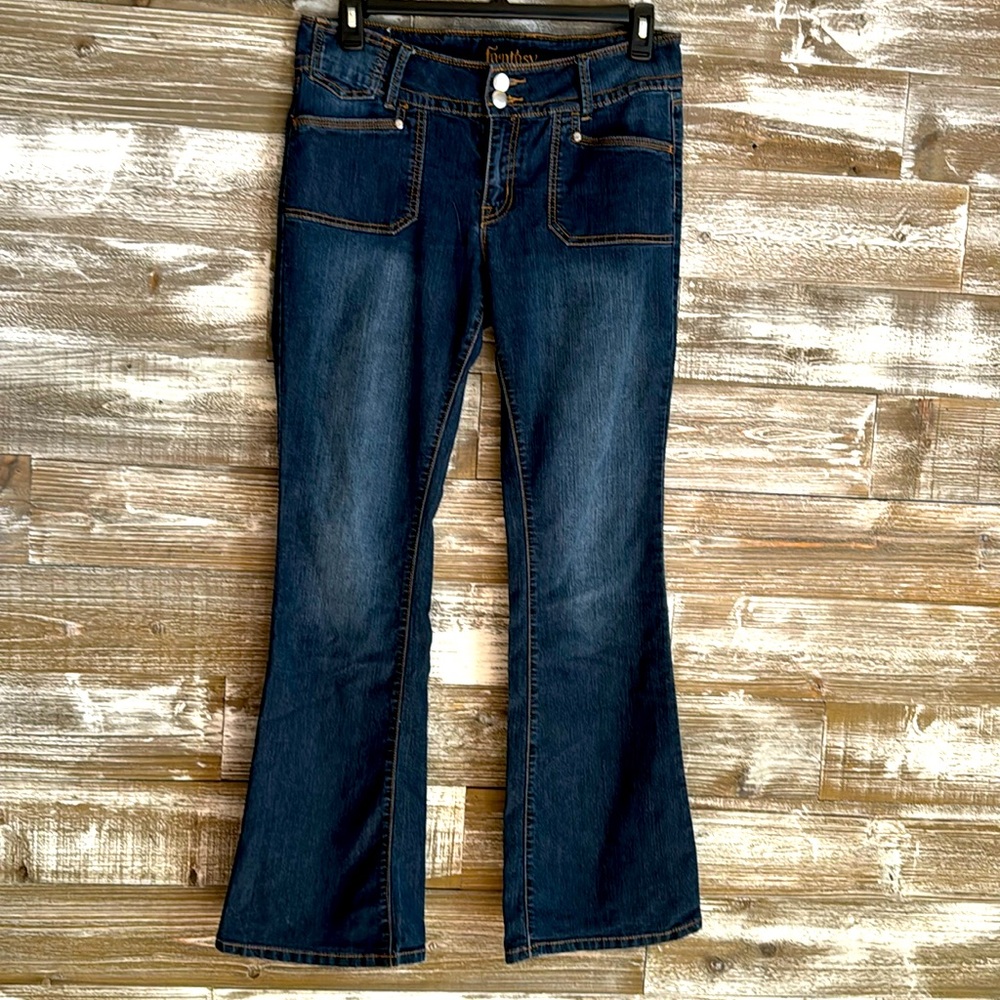 “Fantasy Cut” Blue Jeans size 8